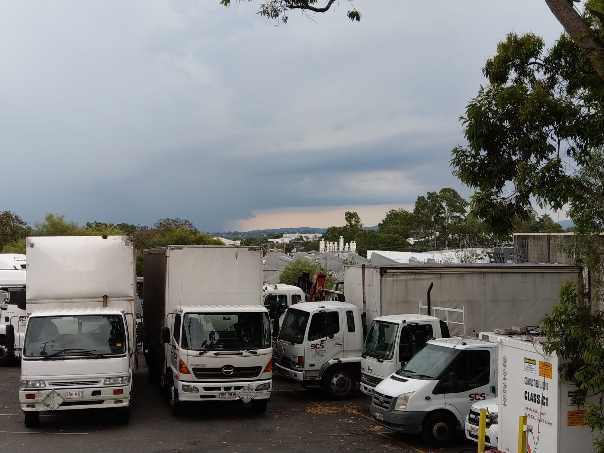 Summer storms heading in.