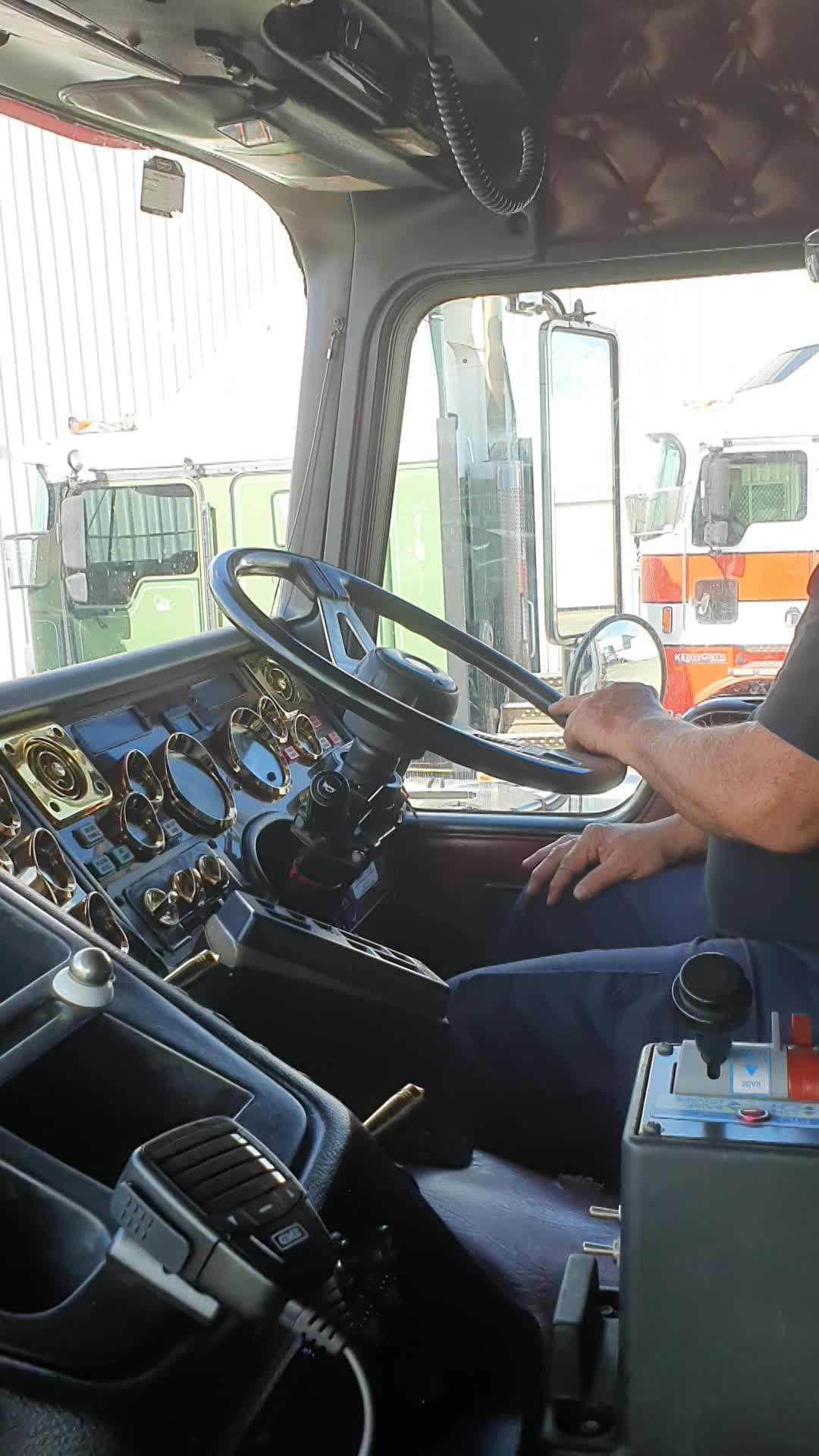 Taking out the old Kenworth