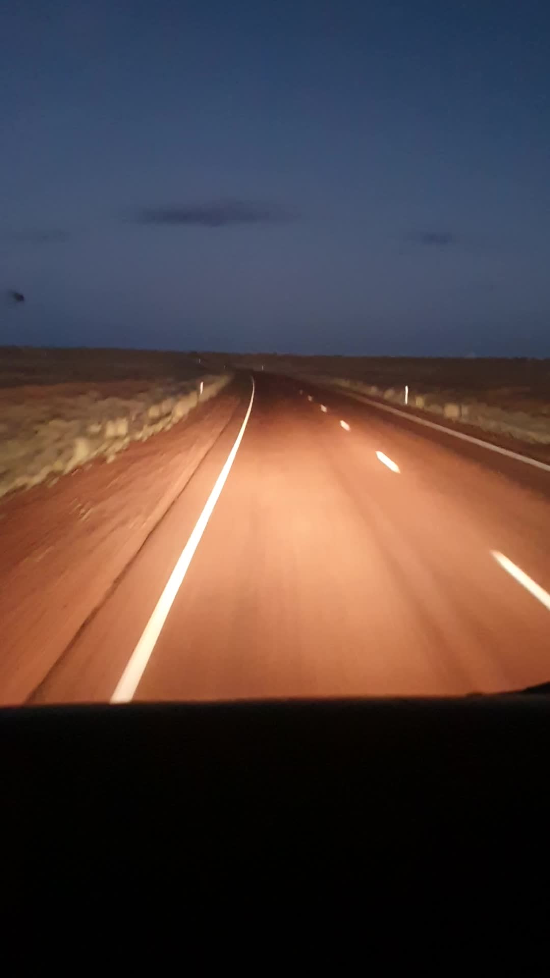 Leaving Coober at dawn