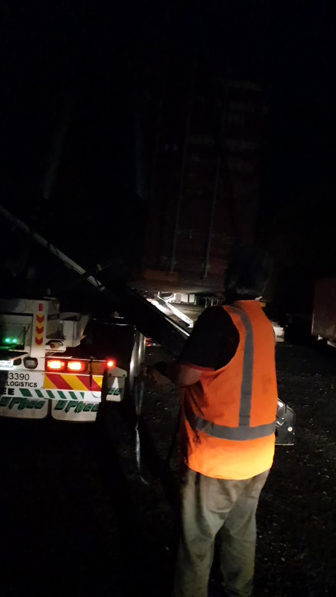 Late night container movement