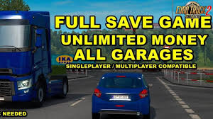 Unlimited money xp get more money to buy trucks and garages
