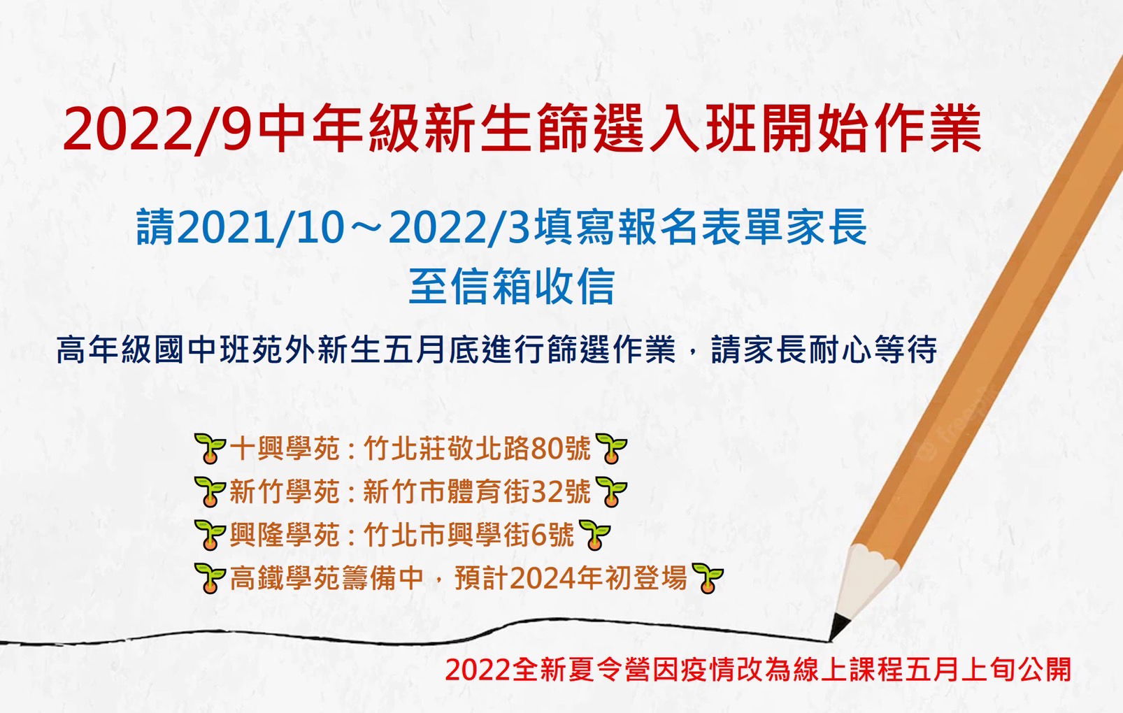 【課程動態】🌟2022/9 中年級新生入班開始作業🌟