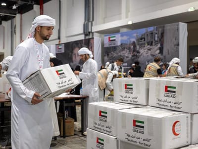 UAE.. 5000 volunteers in the "Compassion for Gaza" campaign