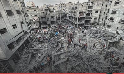 Destruction in northern Gaza is similar in scale to that of German cities in World War II