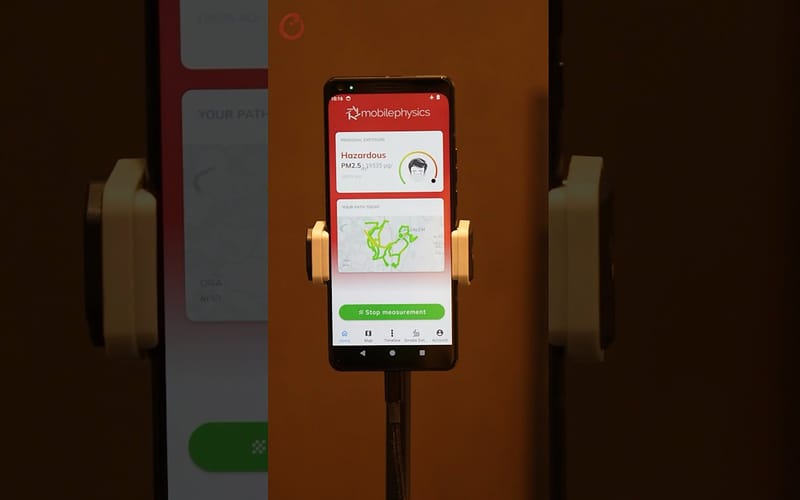 تقنية جديدة لقياس جودة الهواء بالهاتف الذكي