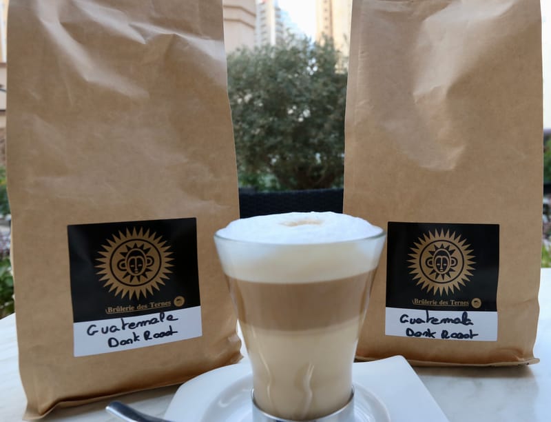 guatemala coffee bean latte لاتيه حبوب قهوة جواتيمالا