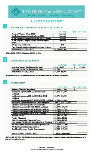 1-2-3 EZ Tax Relief™