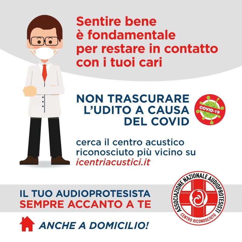 Non trascurare l'udito a causa del COVID. Chiedimi come!
