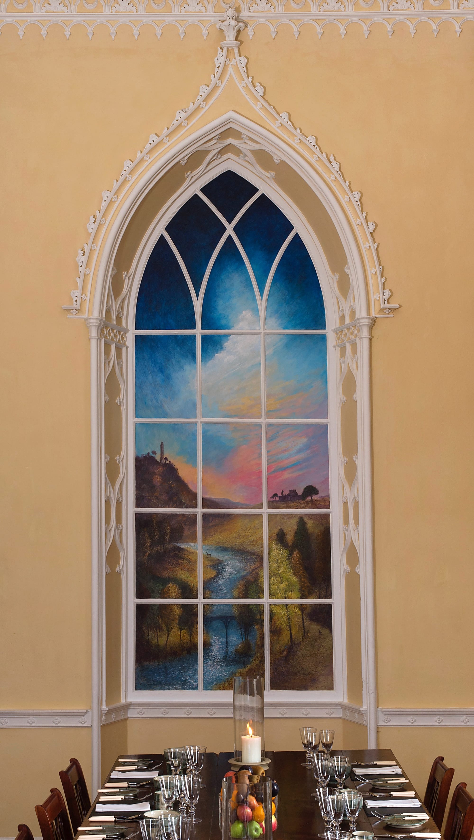 The finished fresco!
