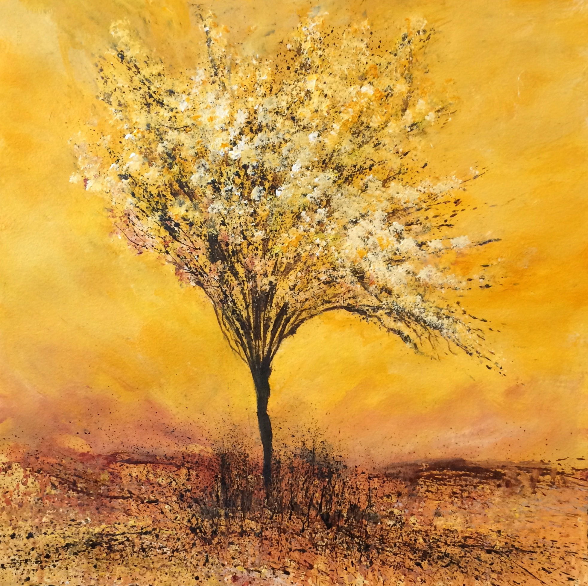 Composition In Yellow