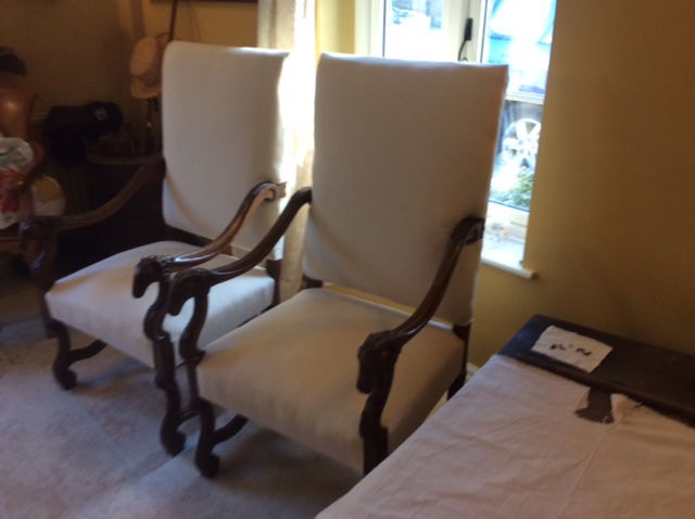 French Walnut Chairs
