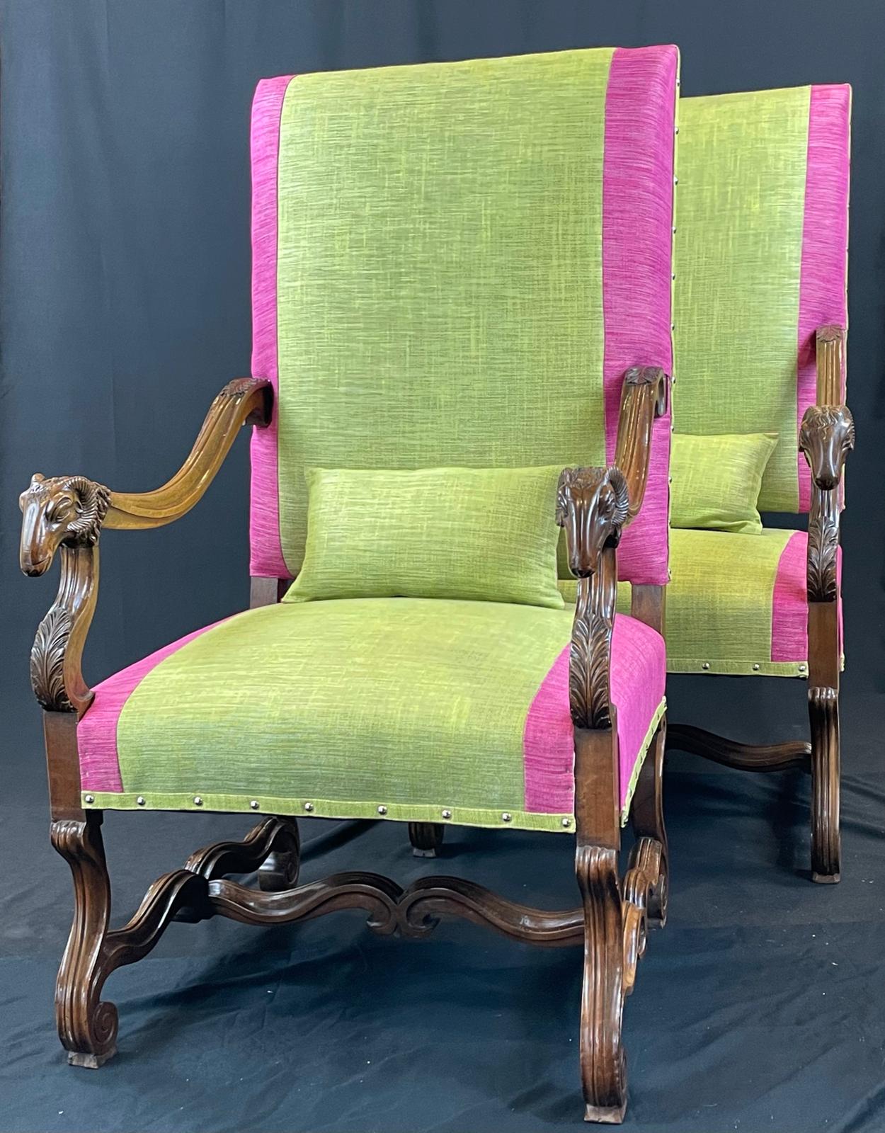 French Walnut Chairs