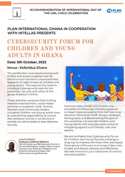 CYBERSECURITY FOR CHILDREN AND YOUNG ADULTS