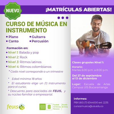 Curso en Instrumento para jóvenes y adultos image