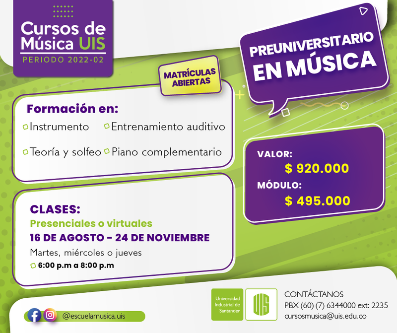 Pre-Universitario en Música