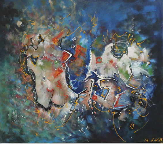 מופשט וטכניקה מעורבת