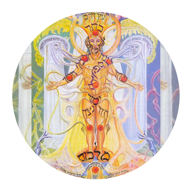 Tíz isteni Szefira a kabbalisztikus kardon (Villám)