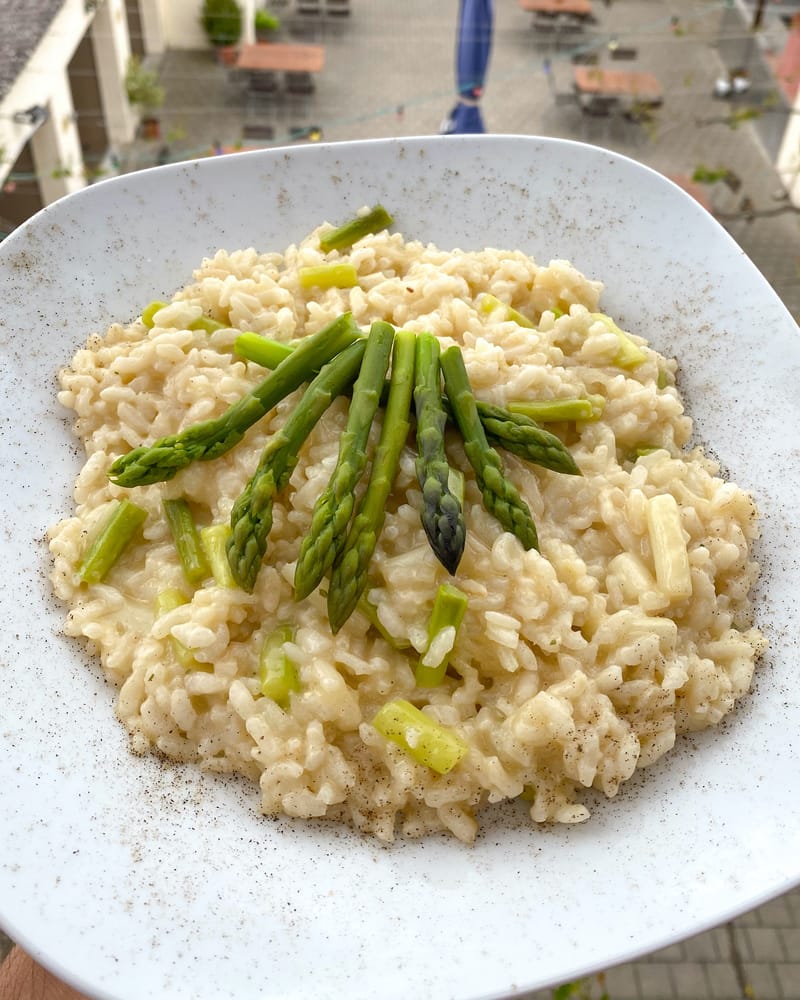 Risotto mit fränkischem Spargel