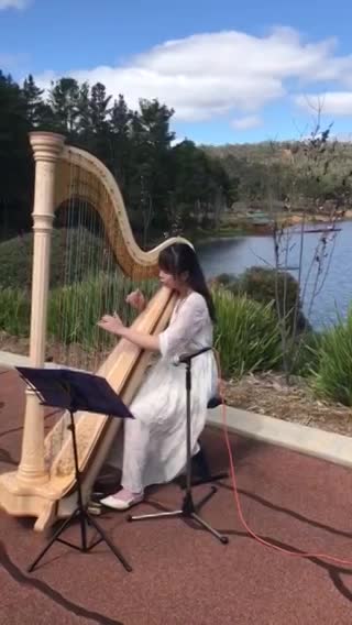 Harp Performance for Mid Autumn Festival Event