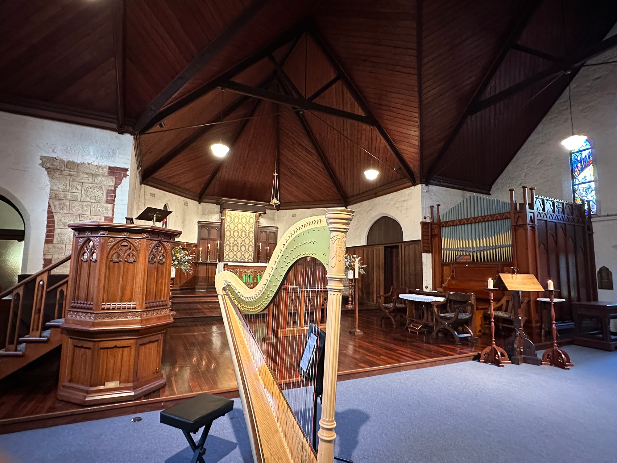 Wedding Ceremony at St Luke's Parish, Mosman Park, June 2024