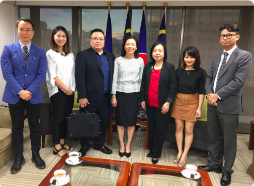 拜访马来西亚友谊及贸易中心（台湾派驻代表机构）