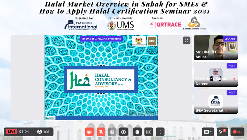 主題一:《沙巴清真认证市场》 Halal Certification among SMEs in Sabah