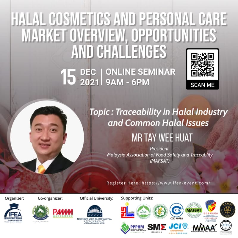 3rd Halal Market Overview and Opportunities Online Seminar 第三屆线上清真研讨会（15th Dec 2021）
