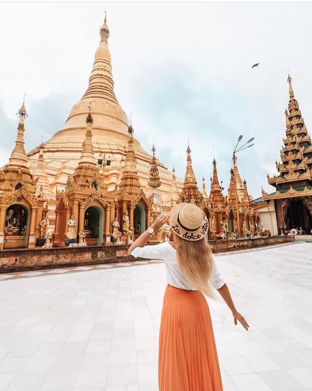 the shwedagon  pagoda