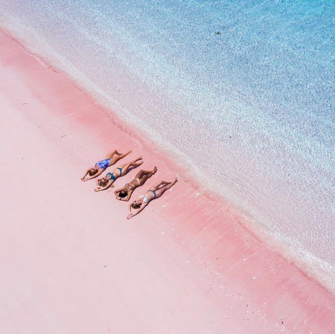 pink beach