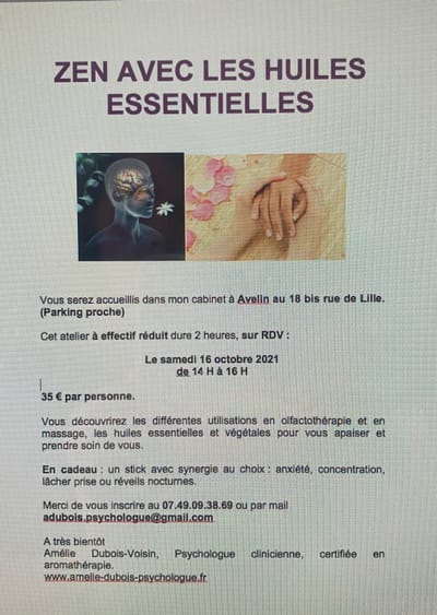 ZEN AVEC LES HUILES ESSENTIELLES  image