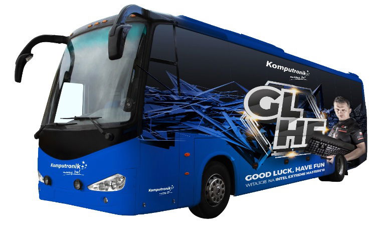 Tym autobusem woziłem gości IEM2019 prosto z dworca pod Spodek