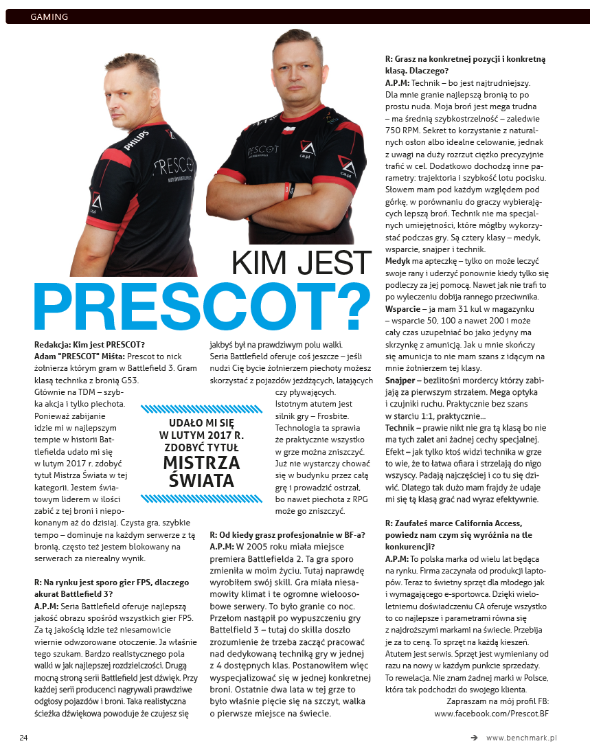 Największe targi gier w Polsce - Poznań Game Arena! Ja gościłem na rozkładówce - każdy dostał to wydanie na targach zaraz przy wejściu a odwiedziło targi ponad 76tys. miłośników gier!