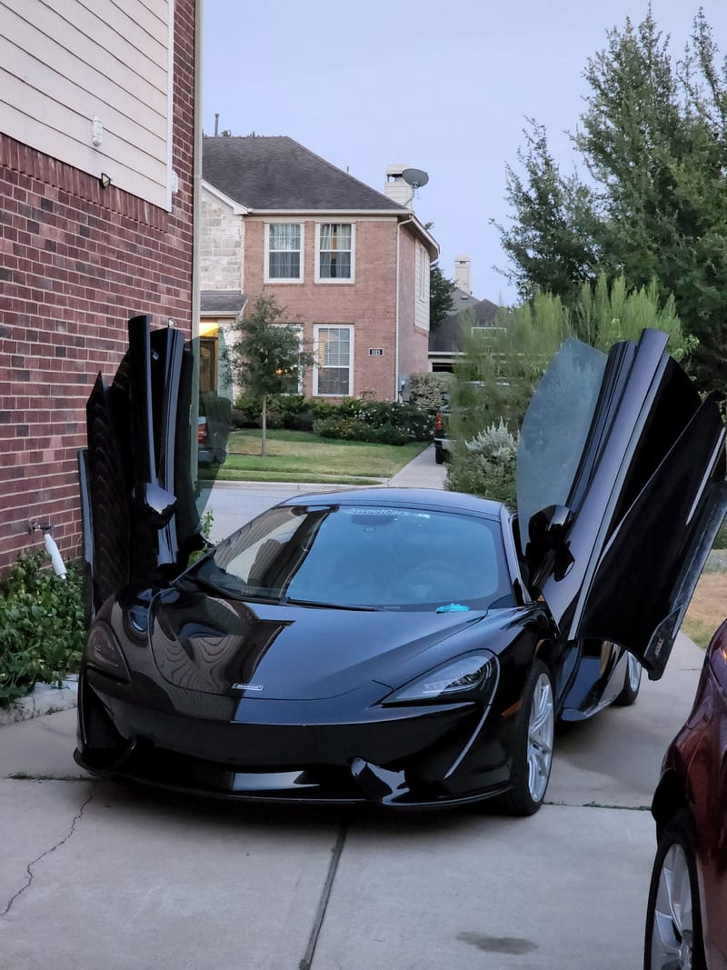 How to open the Mclaren 570 hood