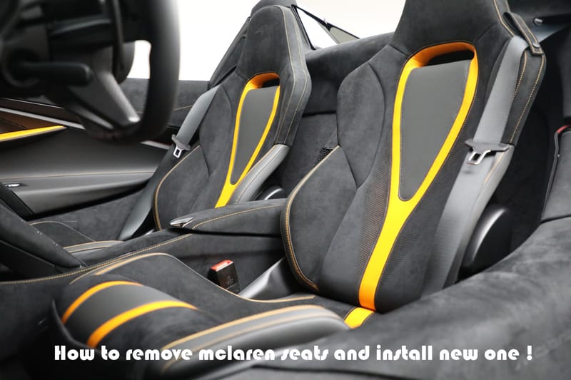 How to remove Mclaren seat belt