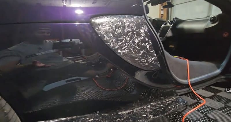 How to wrap mclaren air vent cover