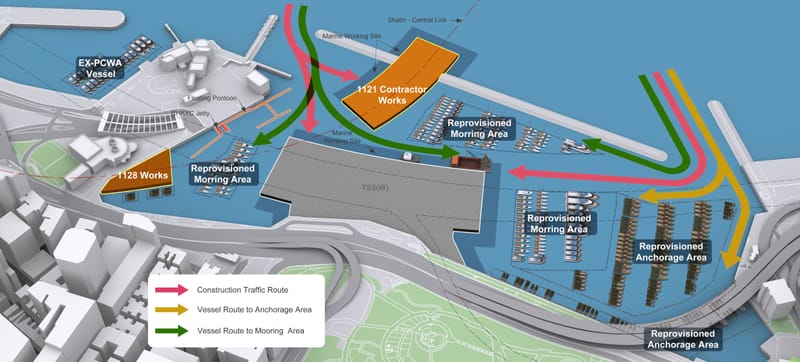 > Re-arrangement of Private Mooring Area and Yacht Club within the Causeway Bay Typhoon Shelter.