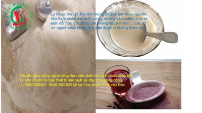 chuyển giao công nghệ sản xuất bột chuối ăn liền image