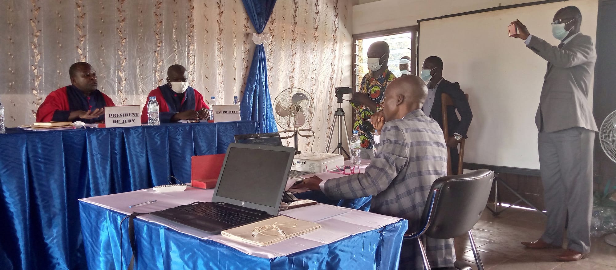 Soutenance des mémoires de Master 2019 - 2020