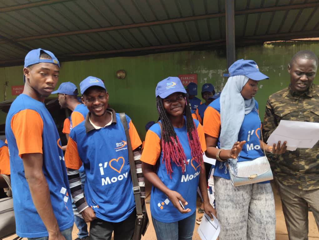 Plus de 150 étudiants bénéficient d'un stage à la société MoovAfricaCentrafrique (13 Juin 2023)
