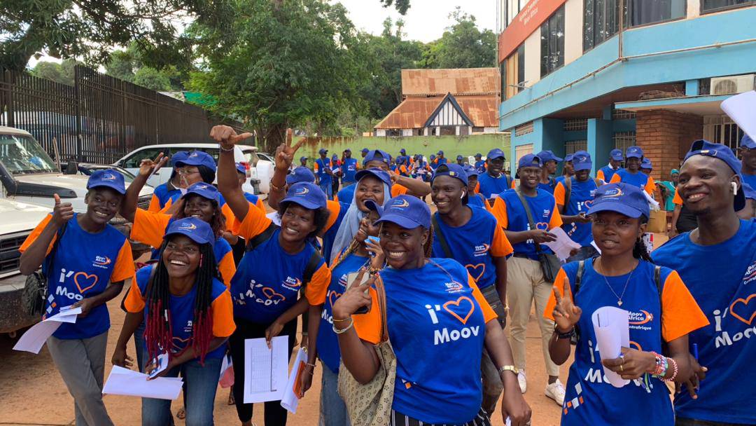 Plus de 150 étudiants bénéficient d'un stage à la société MoovAfricaCentrafrique (13 Juin 2023)