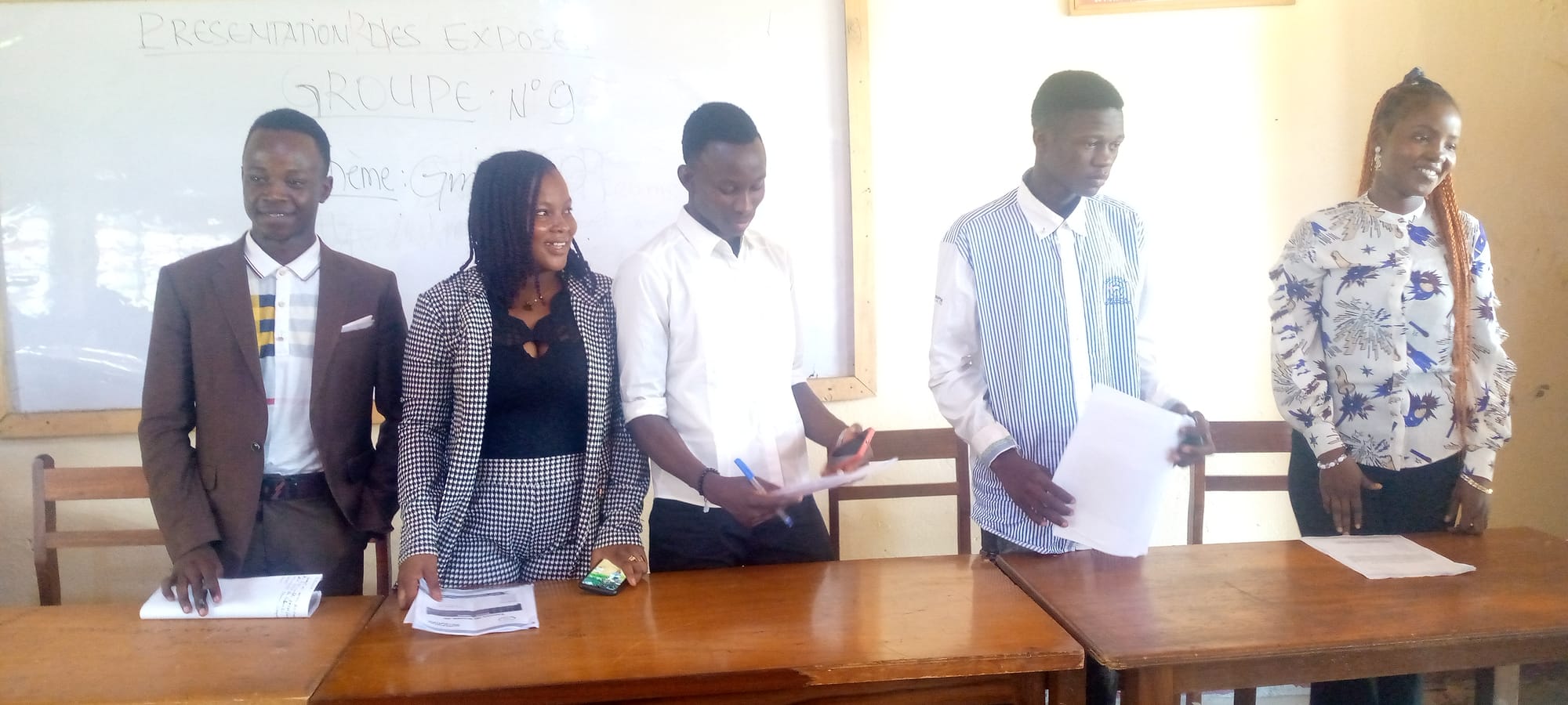 Restitution des exposés L1 G1 