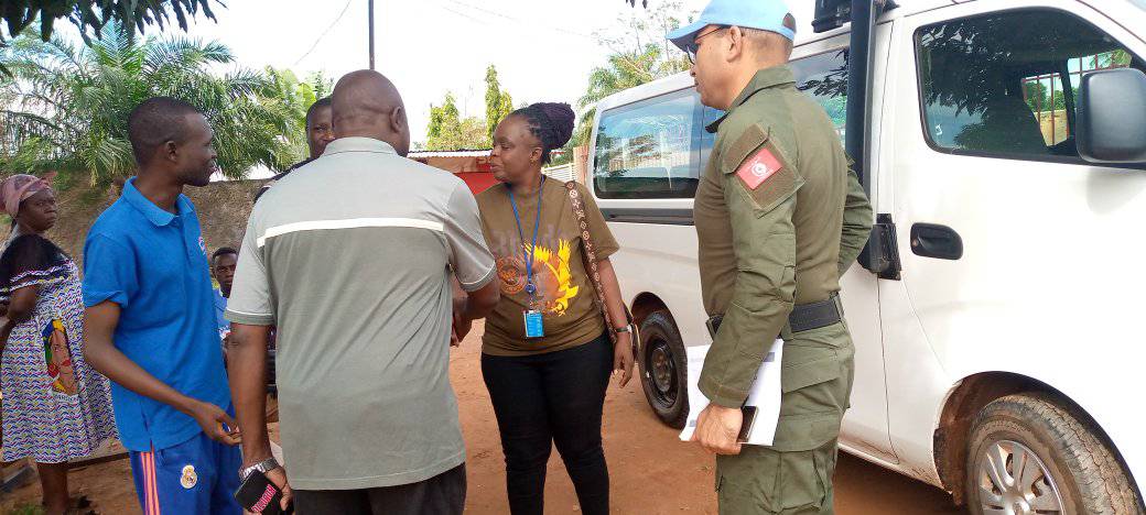 Visite de la MUNISCA pour une Causerie Educative sur cette problématique à l'endroit des étudiants dudit Institut.