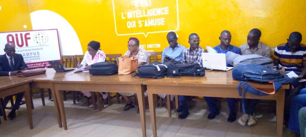 Atelier de Formation Organise par AUF de Bangui le,( 06 septembre 2023)