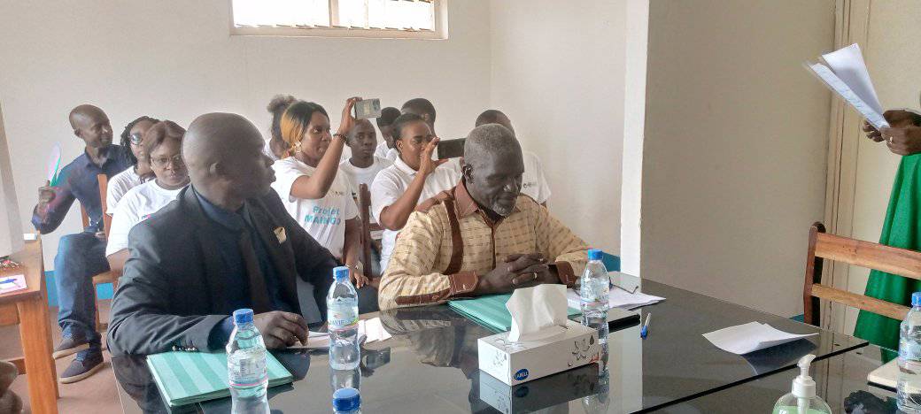 signaturece d'un accord de partenariat entre le Pr Henri KOULAYOM et M Yves MAIKANÉ PASSY (26 juillet 2023)