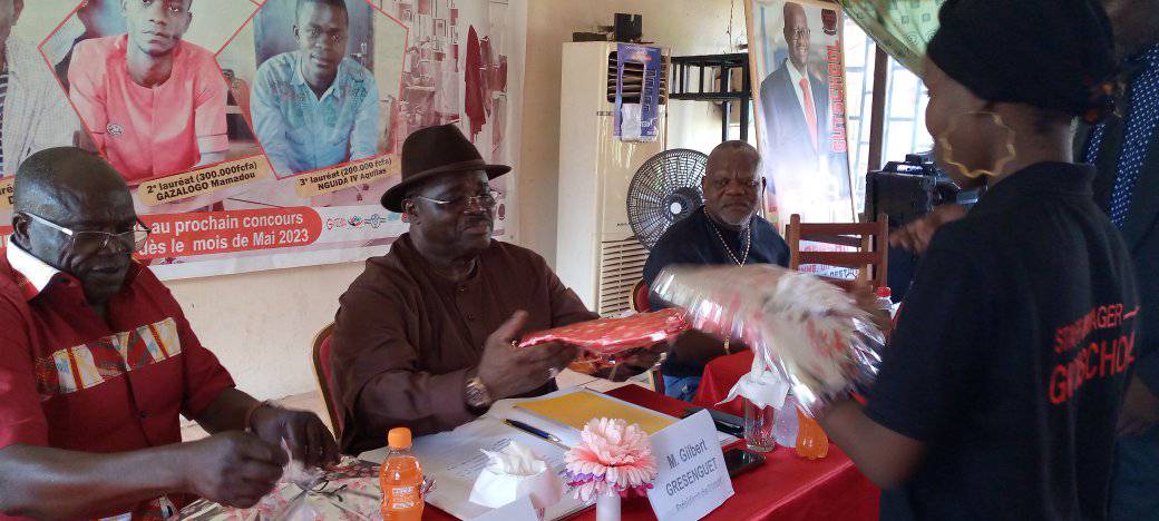 Réception de la Délégations de l' UNPC a GUTSCHOOL (13 Juillet 2023)