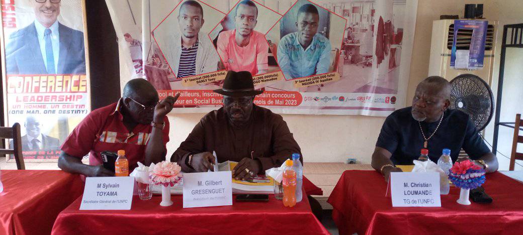 Réception de la Délégations de l' UNPC a GUTSCHOOL (13 Juillet 2023)