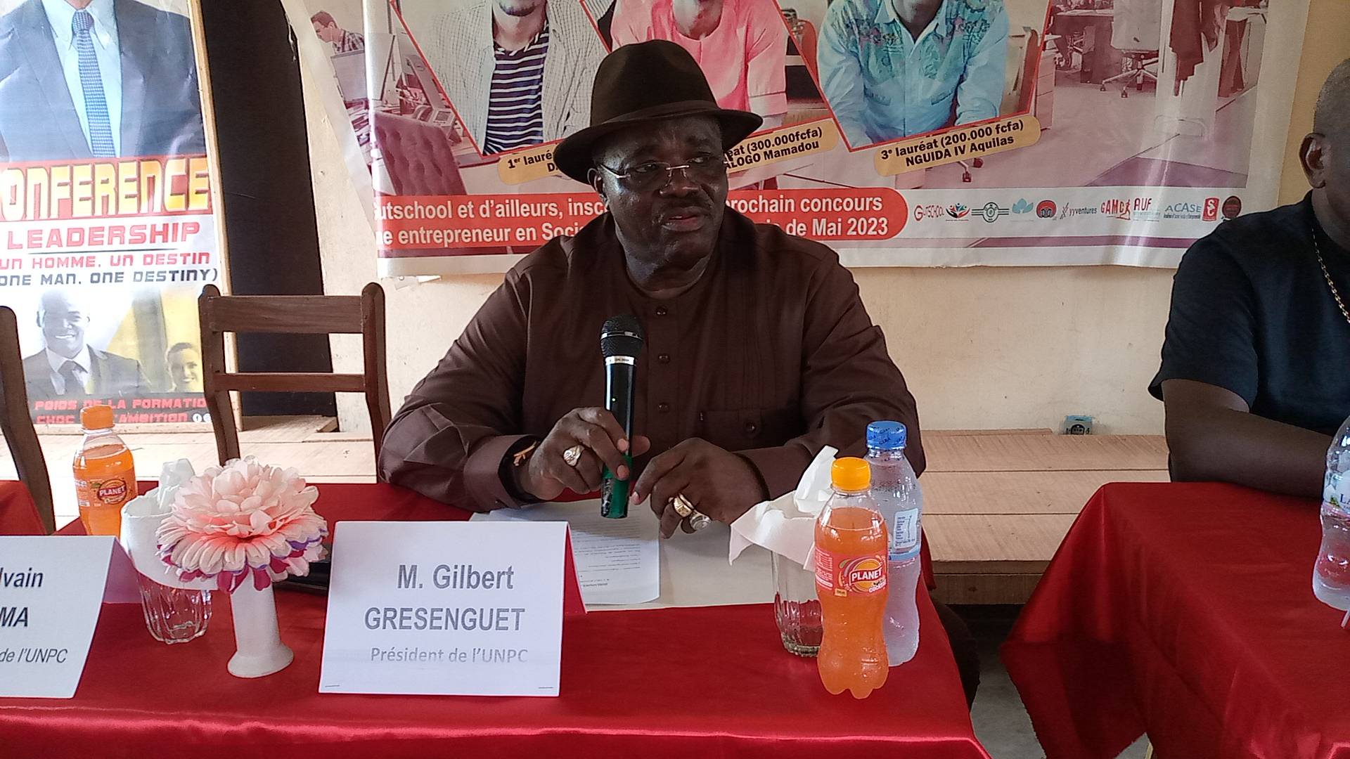 Réception de la Délégations de l' UNPC a GUTSCHOOL (13 Juillet 2023)