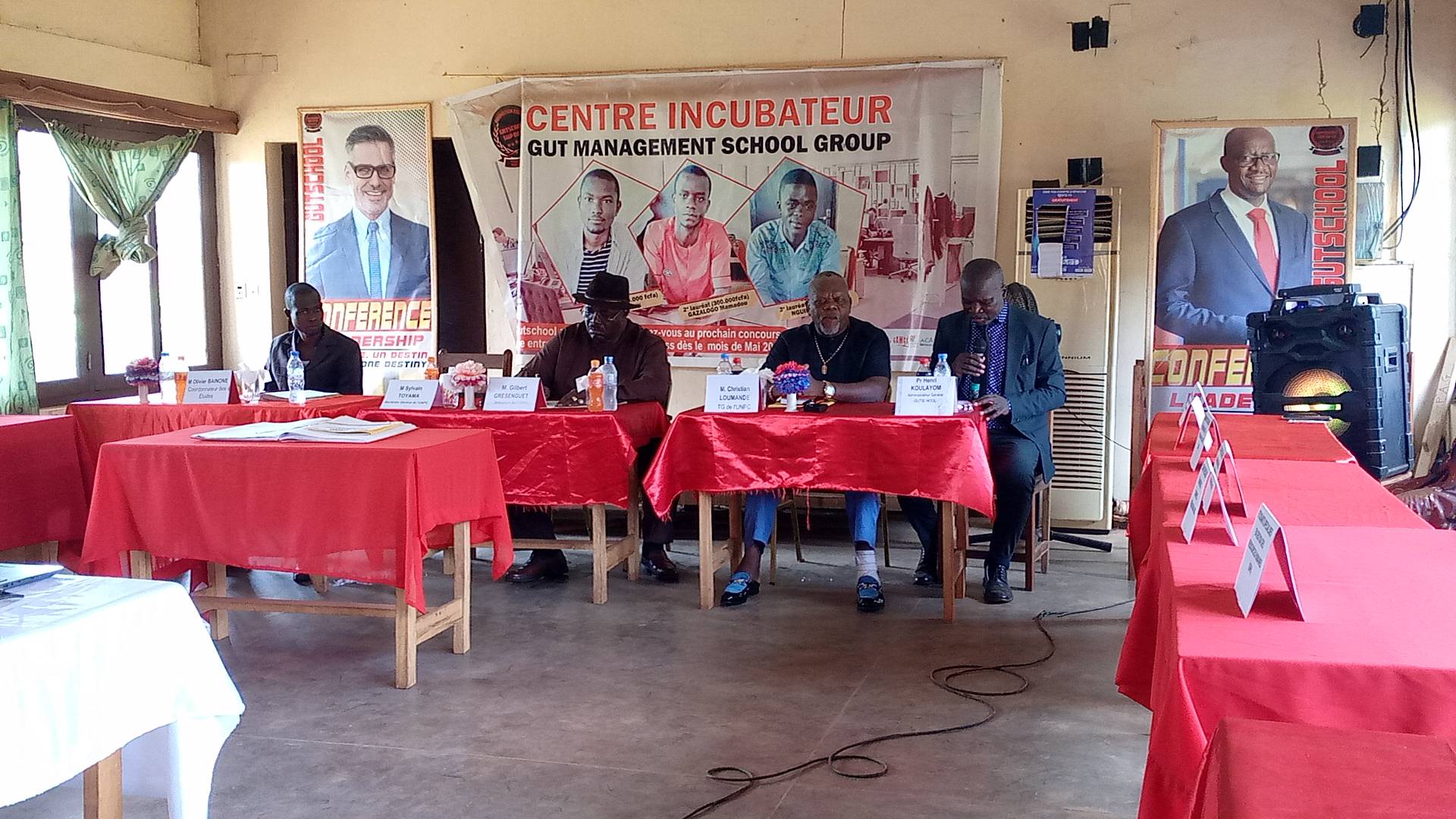 Réception de la Délégations de l' UNPC a GUTSCHOOL (13 Juillet 2023)