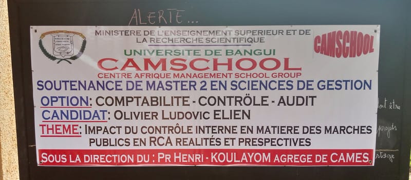 Soutenance des mémoires de Master 2019 - 2020