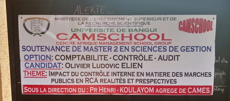 Soutenance des mémoires de Master 2019 - 2020